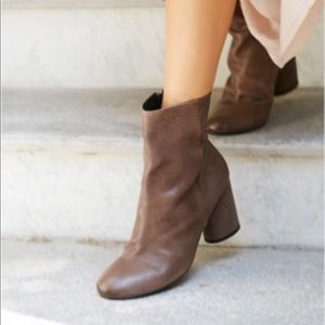 Free People Brown Ankle Boots